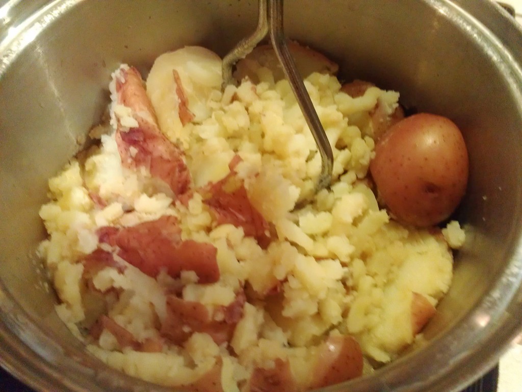 Roasted Garlic Skinny Smashed Potatoes « Eliot's Eats