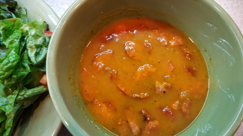 Andouille Butternut Soup from Eliot's Eats