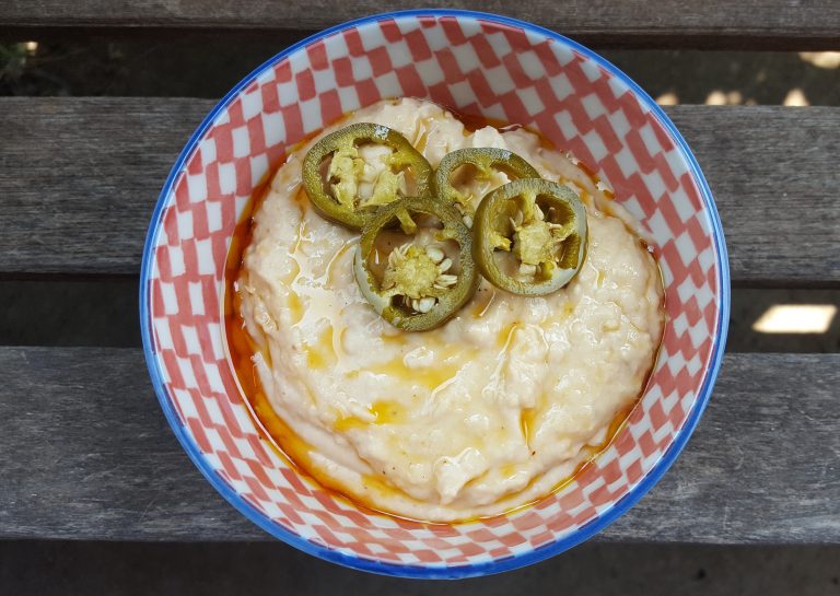 Spicy White Bean Dip with Chili Oil and BeerPickled Jalapenos « Eliot