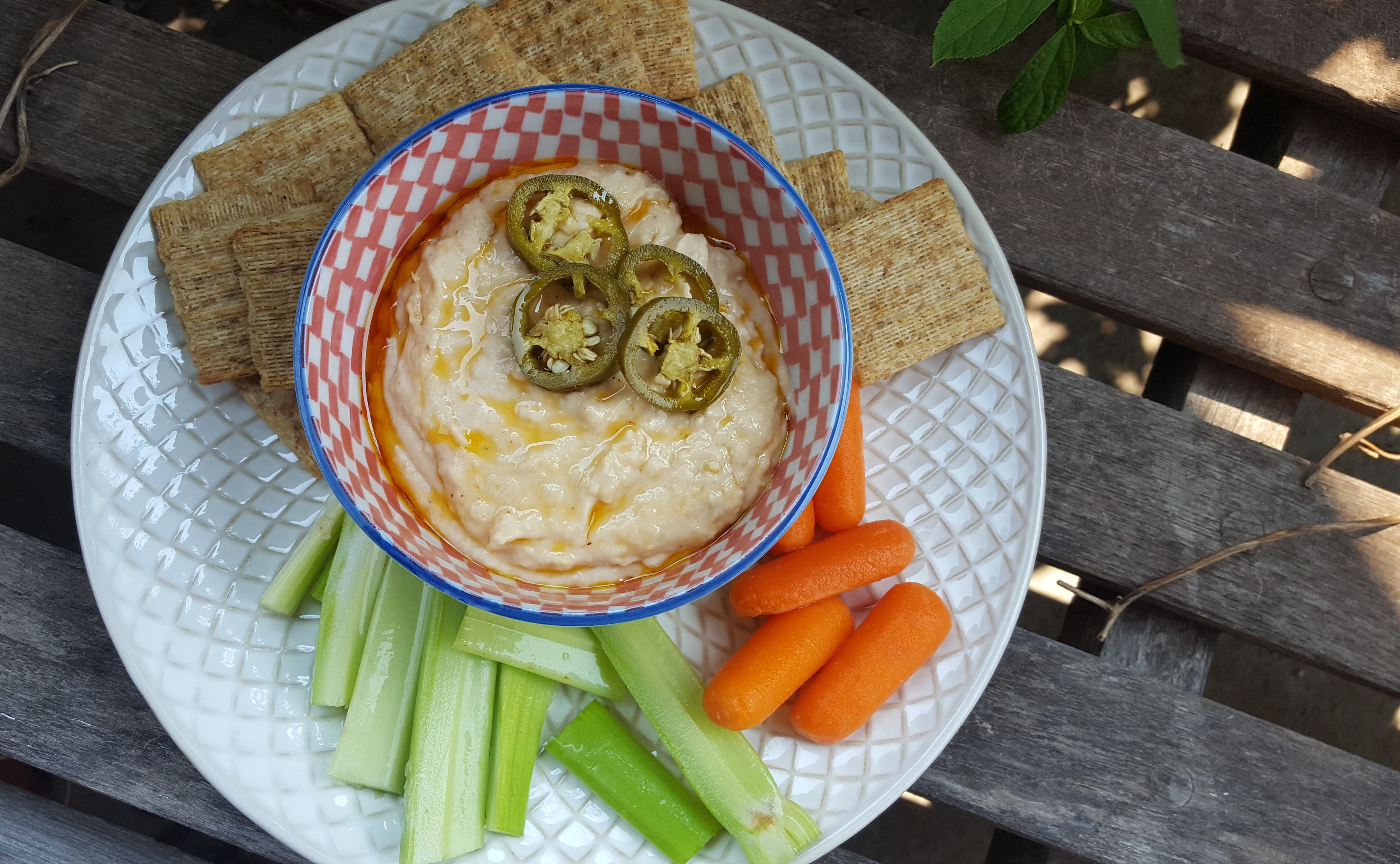 Spicy White Bean Dip with Chili Oil and BeerPickled Jalapenos « Eliot